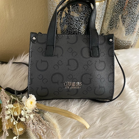 Guess Bags New Guess Black Logo Crossbody Bag Poshmark